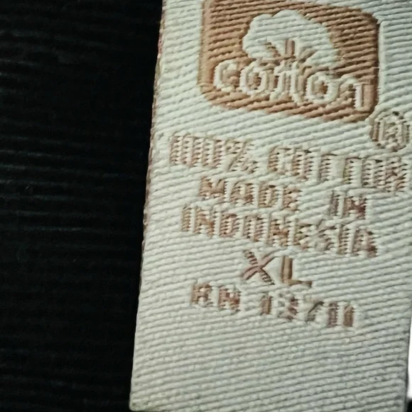 Valerie Stevens Black Button-Down Corduroy Long Sleeve Shirt - Picture 3 of 5